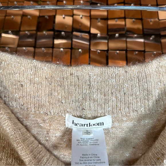 Heartloon Jaya Soft Knit Sweater Style Jogger Pants Neutral Tan Cream Size Small - Picture 6 of 11